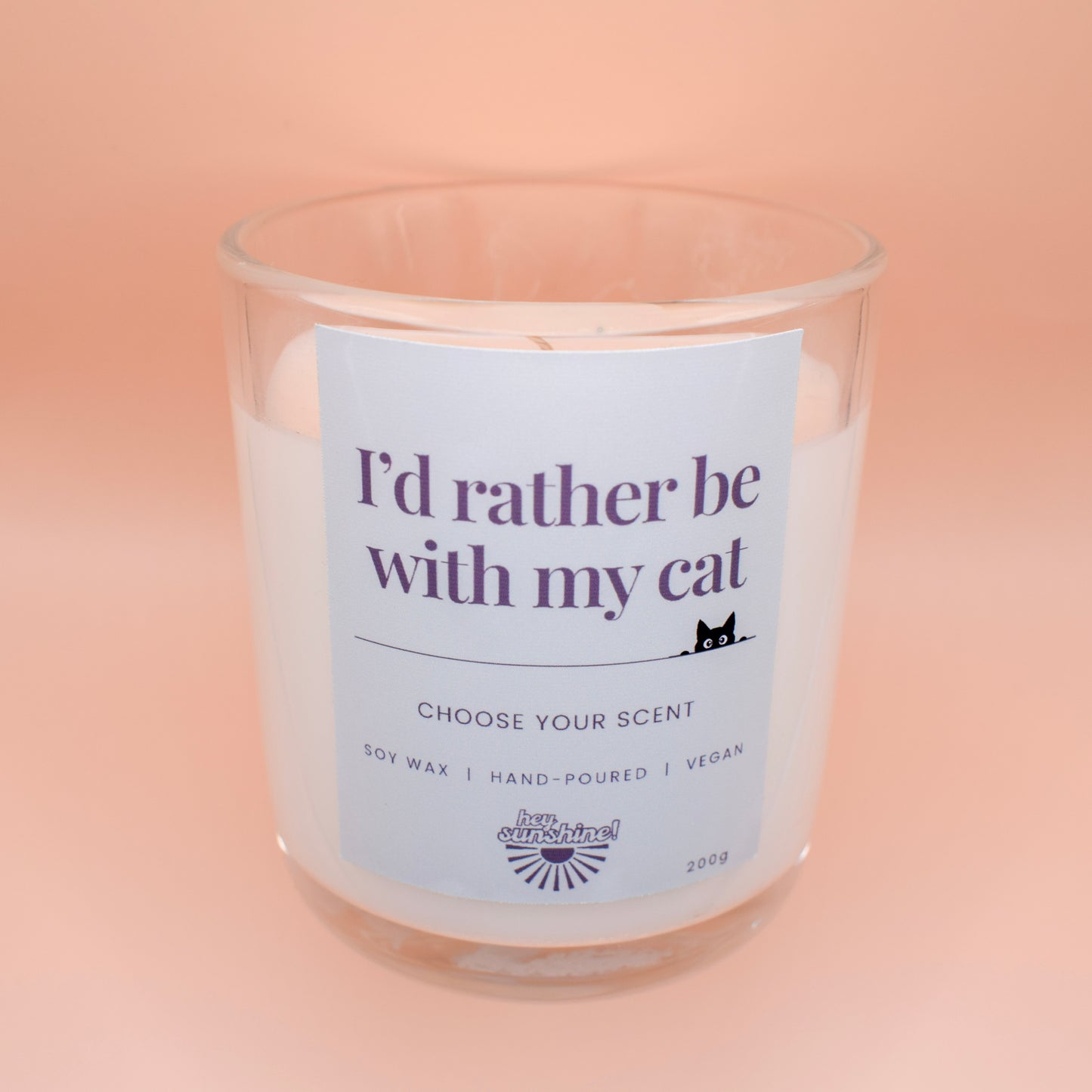 I'd rather be with my cat