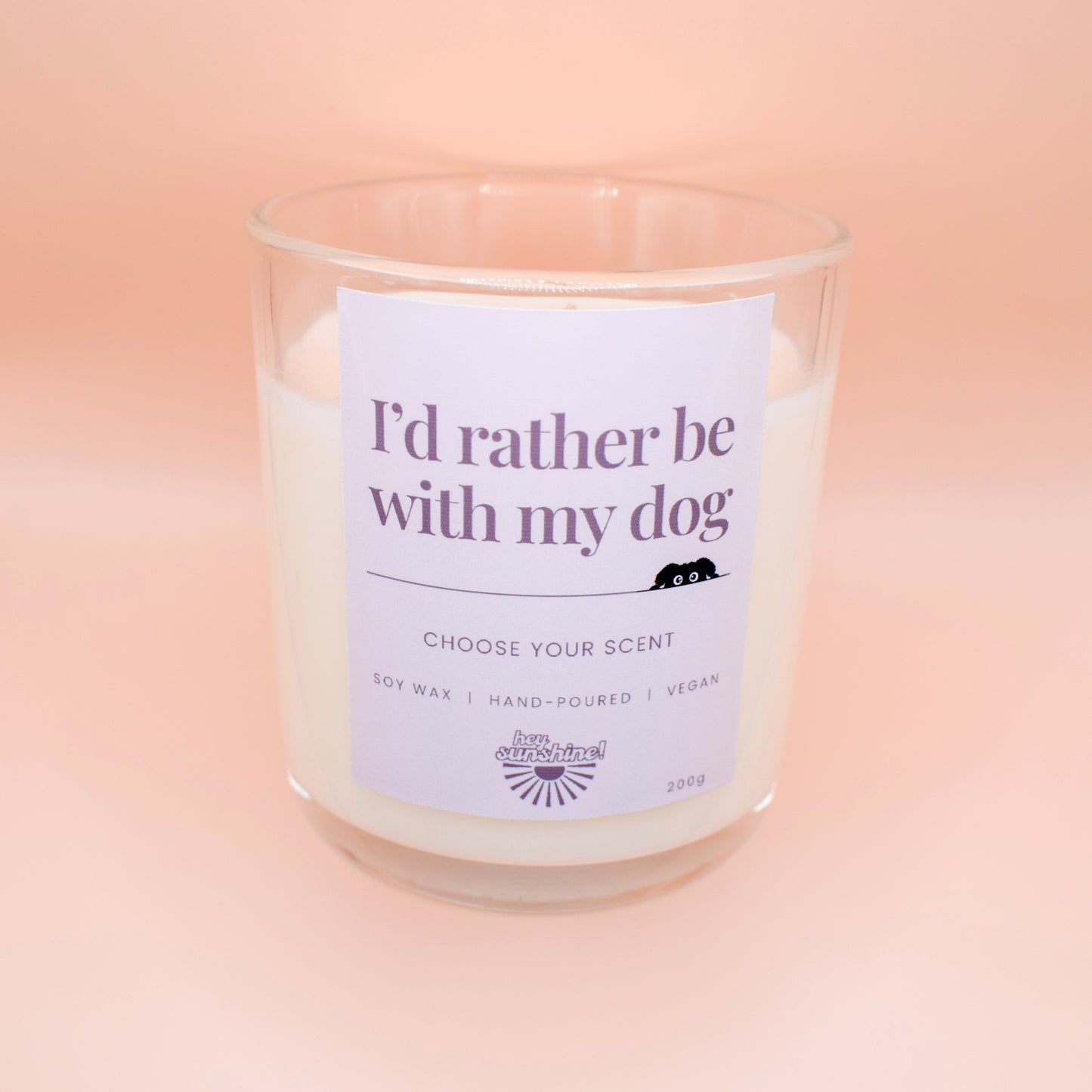 I'd rather be with my dog