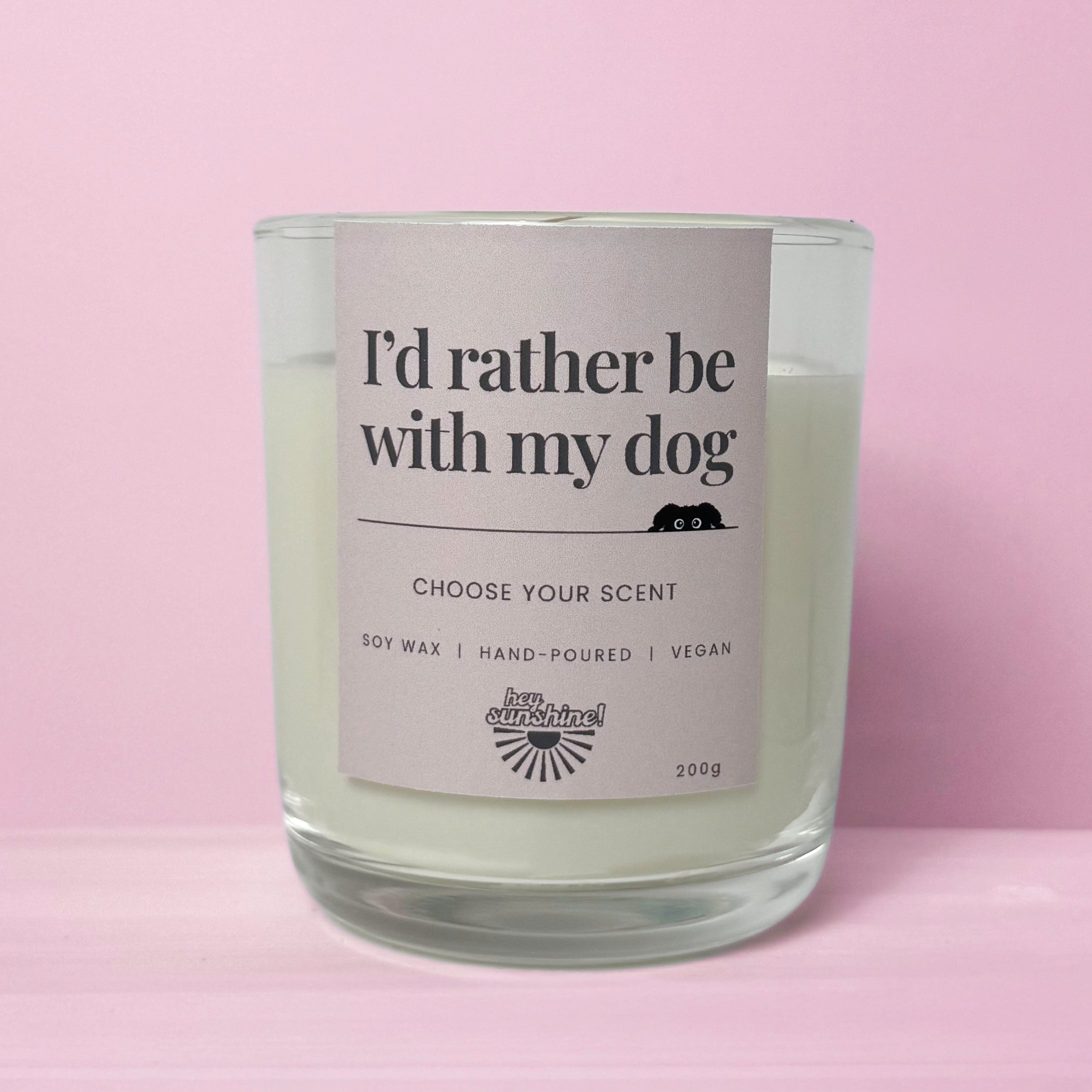 I’d rather be with my dog