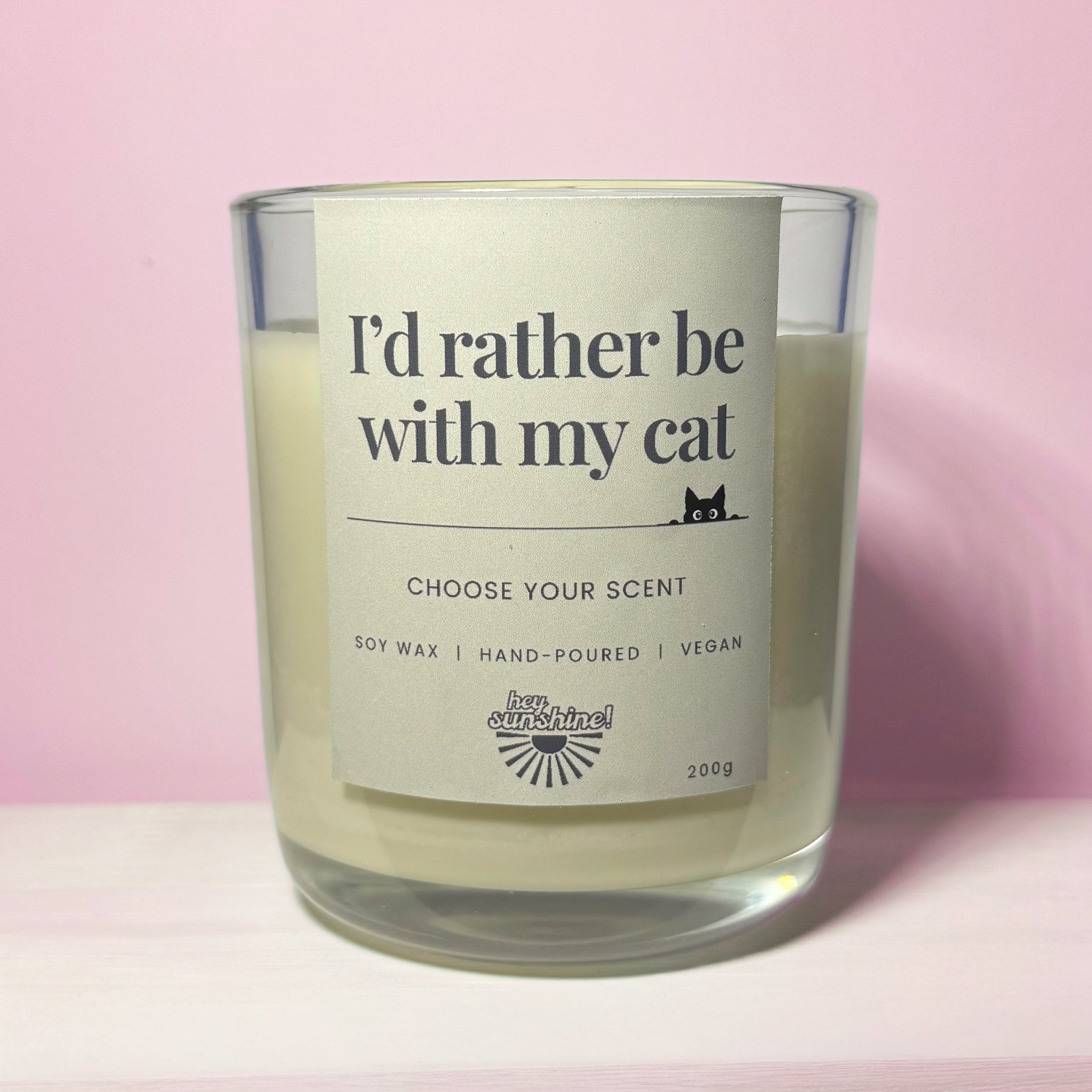 I’d rather be with my cat