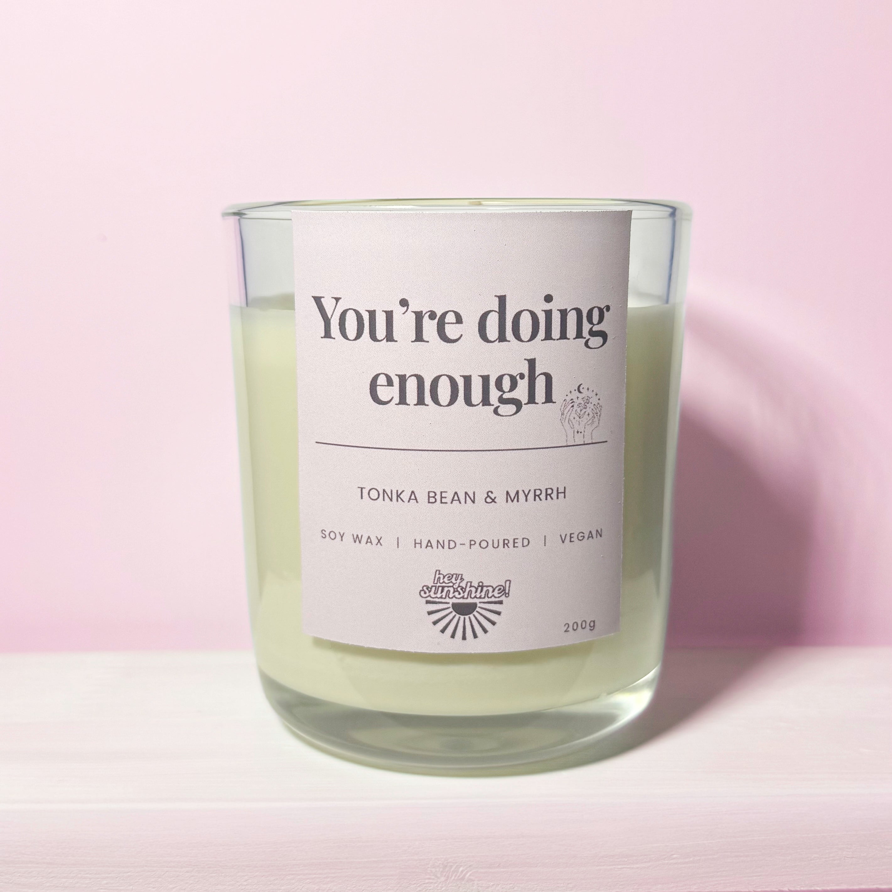 You’re doing enough