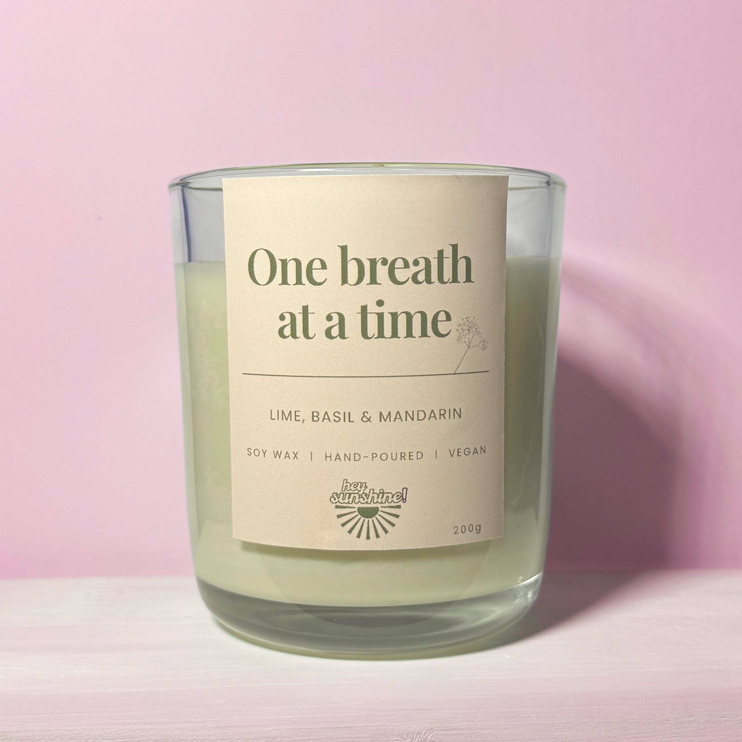 One breath at a time