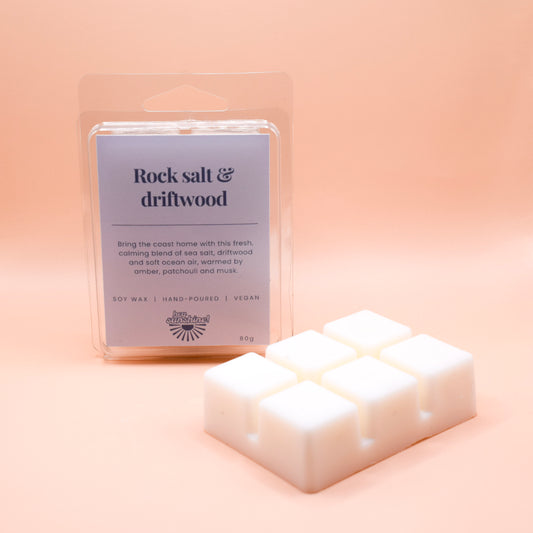 Rock salt & driftwood